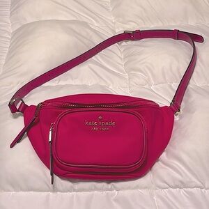 Kate Spade Dorien Nylon Belt Bag Bright Magenta
